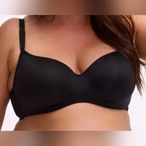 Torrid Curve Pushup Balconette Bra Black Strapless Bra Convertible Push Up